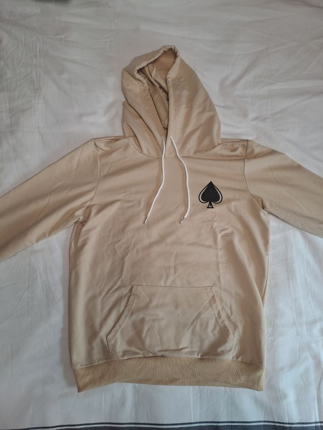 Sudadera beige Rey de Picas