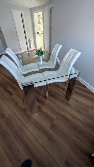 Mesa Comedor Cristal 150x90cm