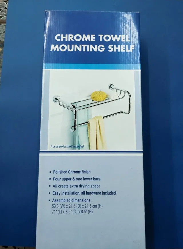 Estantería Toallero Cromo Baño