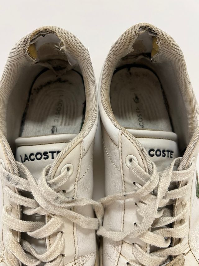 Sneakers bianche Lacoste