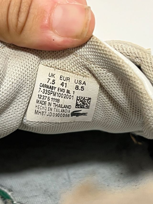 Sneakers bianche Lacoste