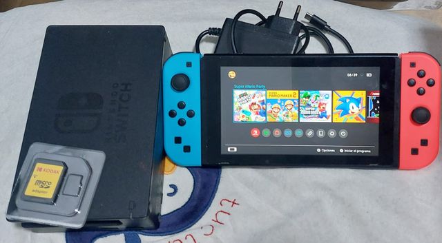 Nintendo Switch V2 Azul y Rojo