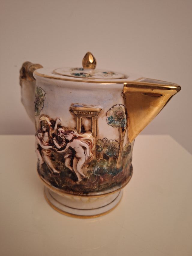 VINTAGE anni 60 - Lattiera porcellana Capodimonte