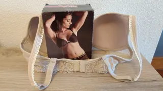 Sujetador Selene  color tierra con Encaje.