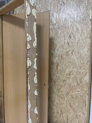 Puerta interior roble con marco