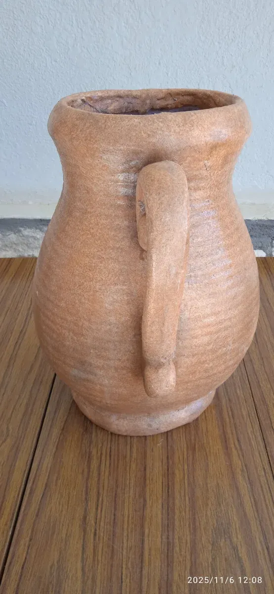 Jarrón rústico terracota grande