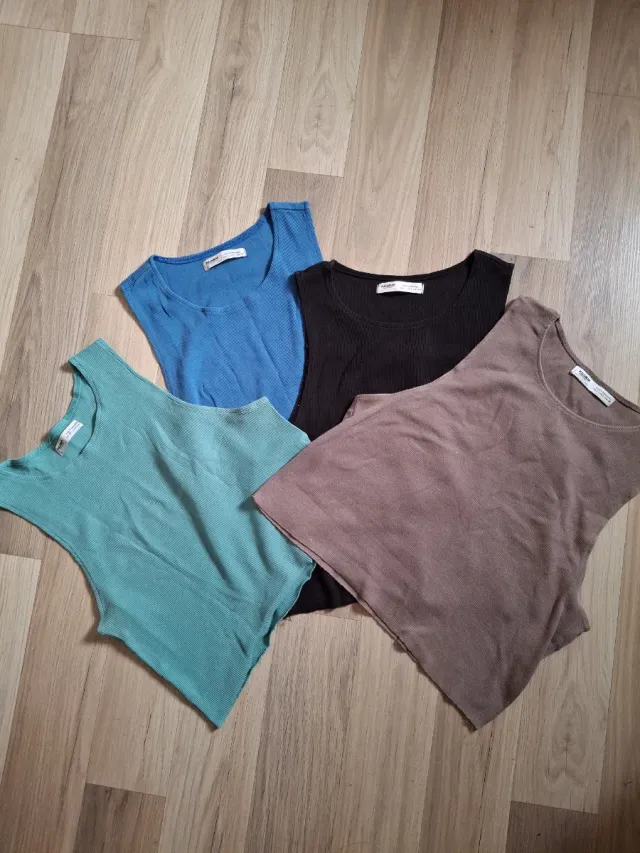 Lote 4 Tops Pull&Bear Talla L