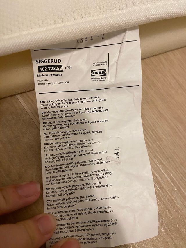 Protector unión camas Ikea