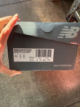 New Balance 550 Rosa/Bianco Taglia 36.5