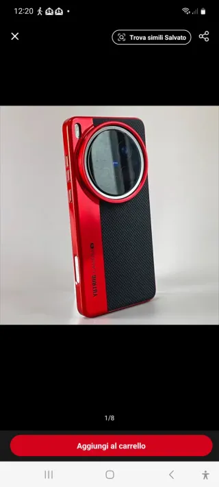 Custodia per Vivo X200 Ultra rossa