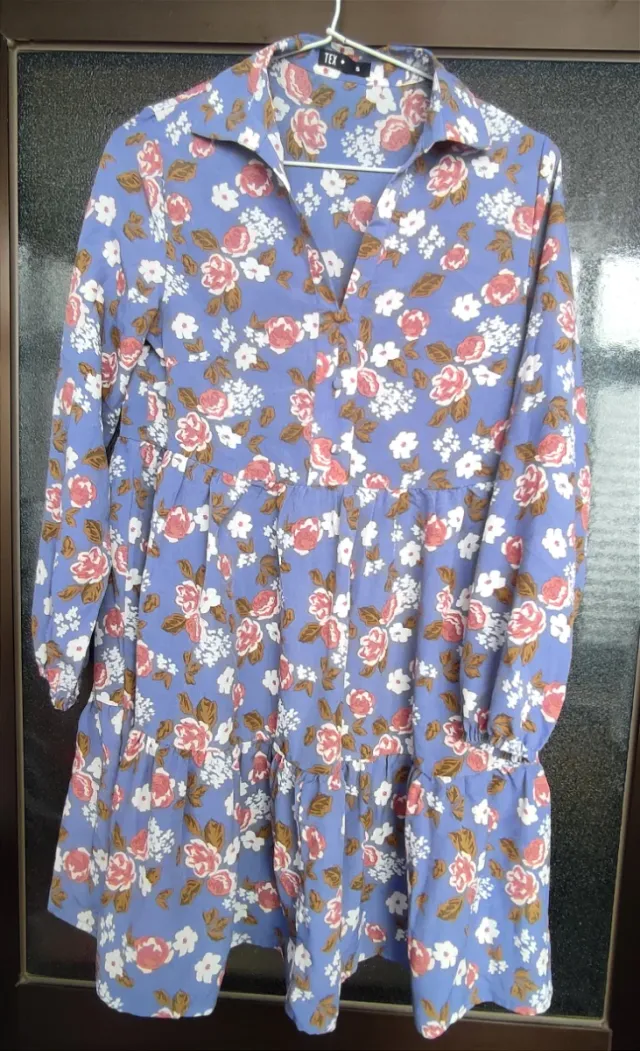 Vestido floral Tex Talla S