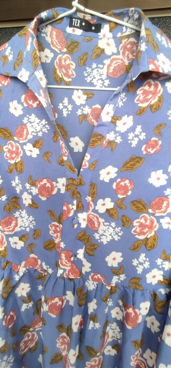 Vestido floral Tex Talla S