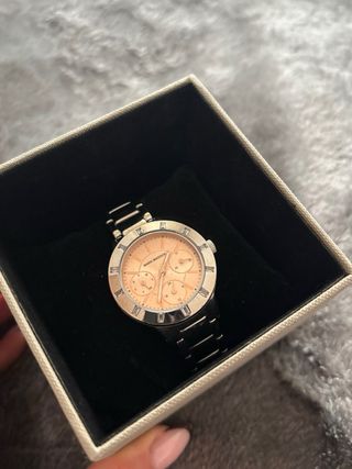 Reloj Mark Madox Rosa y Plateado