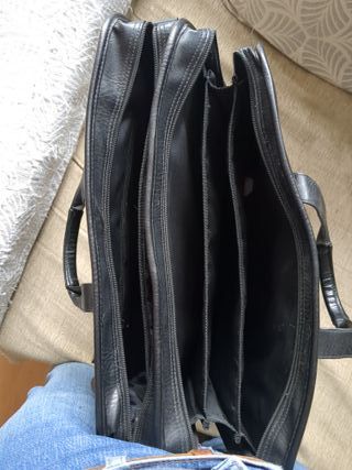 Maletín de piel para portátil y viajes