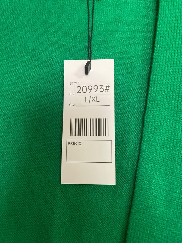 Chaleco de punto largo 