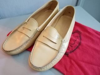 Mocassini Tod's donna beige Tg 39