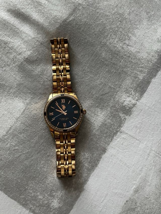 Reloj U.S. Polo Assn. Dorado y Negro