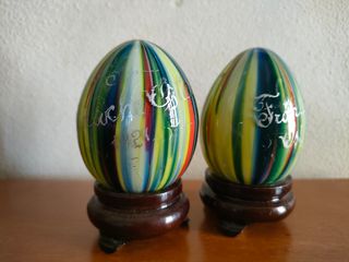 Uova di vetro multicolor 1921