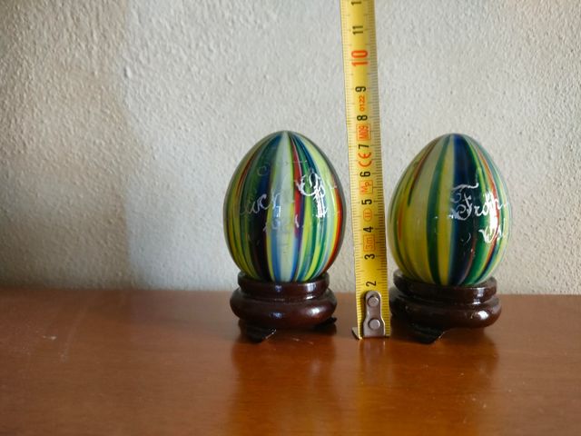 Uova di vetro multicolor 1921