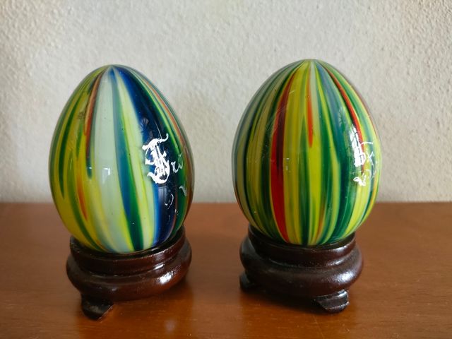 Uova di vetro multicolor 1921