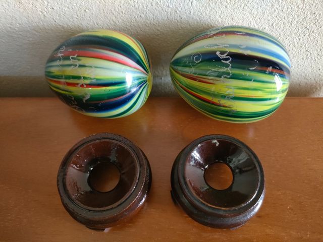 Uova di vetro multicolor 1921