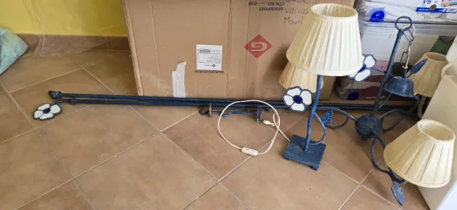 Lámpara de dormitorio conjunto