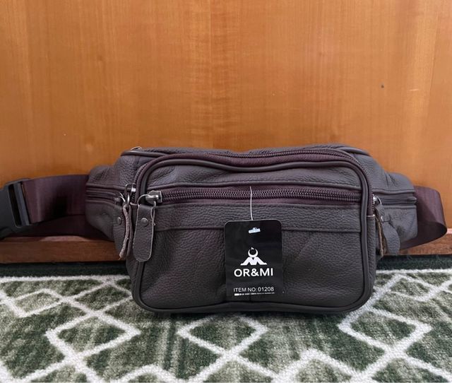 Marsupio OR&MI vera pelle marrone