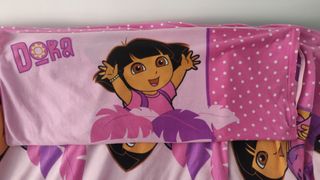 Funda nórdica y almohada infantil Dora