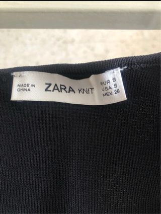 Jersey Zara cuello V con cordones