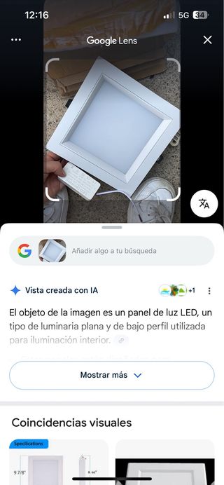 Panel de luz LED