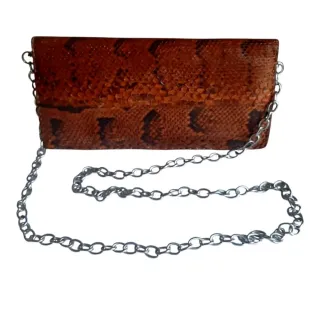 Bandolera vintage piel de serpiente