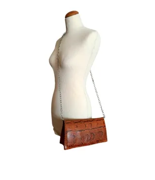 Bandolera vintage piel de serpiente