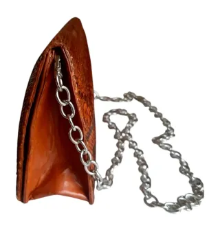 Bandolera vintage piel de serpiente