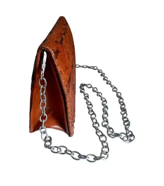 Bandolera vintage piel de serpiente