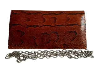 Bandolera vintage piel de serpiente