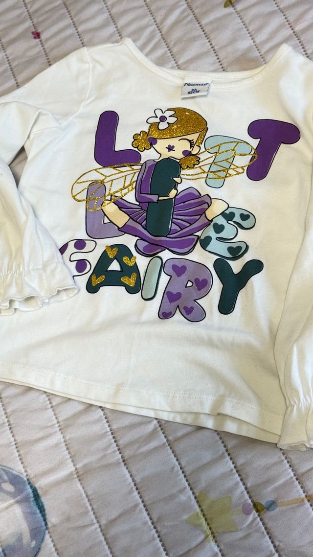 Camiseta niña talla 3 hada