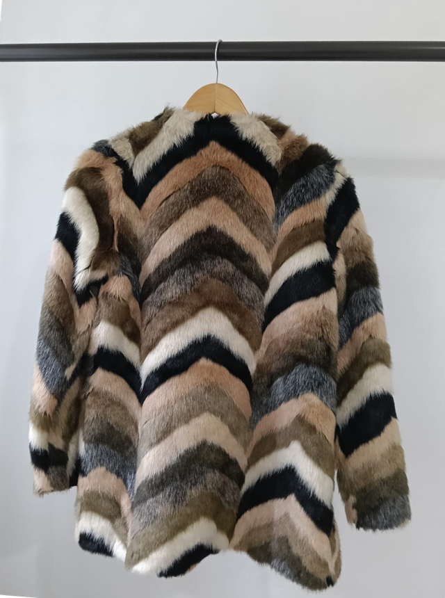 Abrigo pelo Amuse Society multicolor