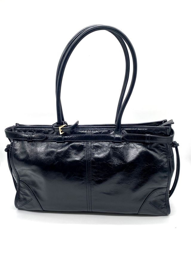 Bolso Prada Bonnie Negro Piel