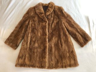 Abrigo de piel Keska – Talla L – Pieza de lujo