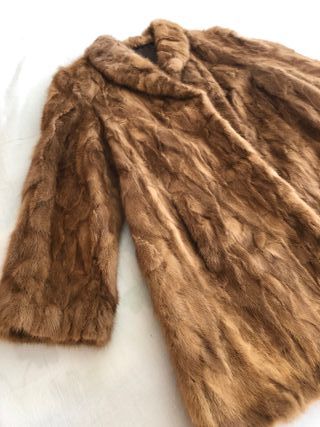 Abrigo de piel Keska – Talla L – Pieza de lujo