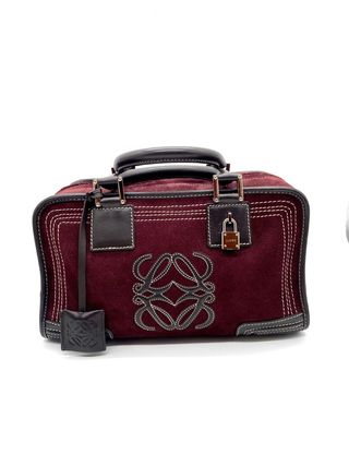 Bolso Loewe Amazona Rojo/Marrón