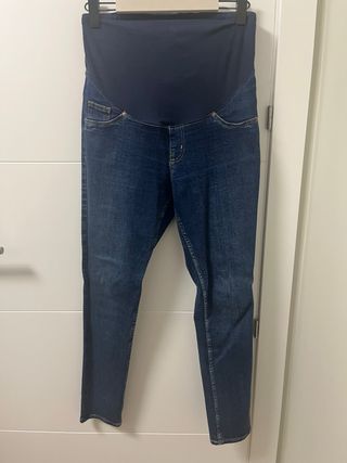 Jeans premamá azules