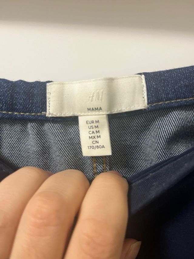 Jeans premamá azules