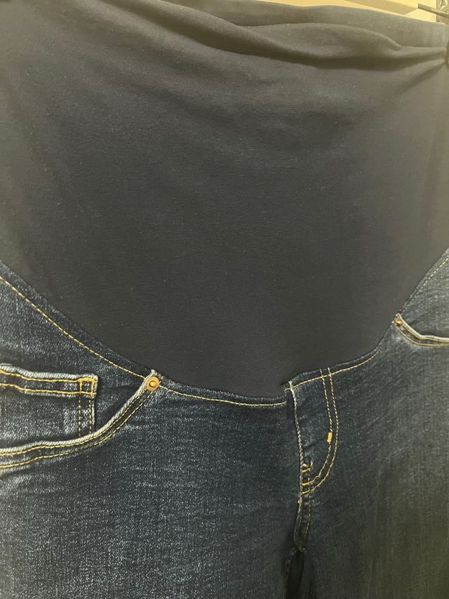 Jeans premamá azules