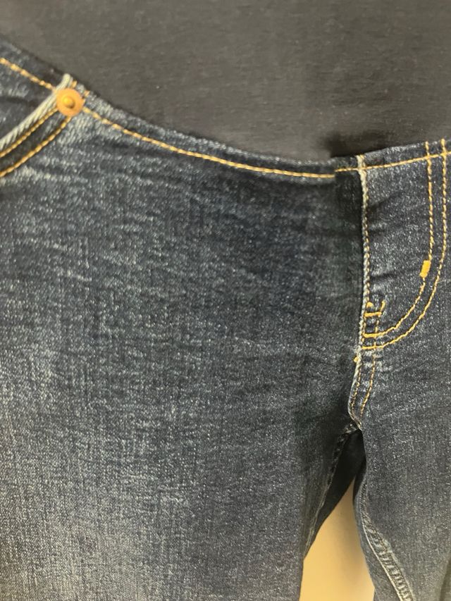 Jeans premamá azules