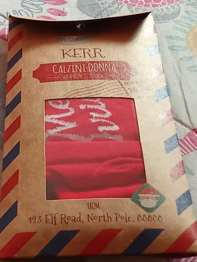 Calzini donna natalizi Merry Christmas dalla 36/41