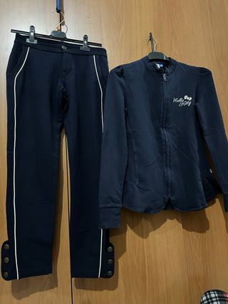 Tuta Completa Hello Kitty Nera