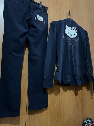 Tuta Completa Hello Kitty Nera