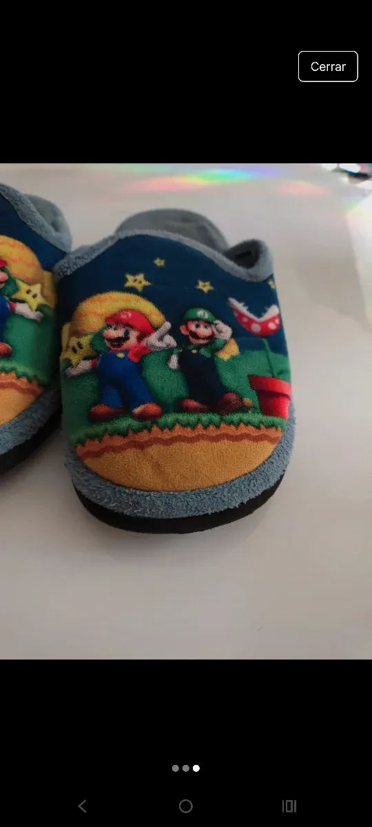 Zapatillas casa niño Mario Bros