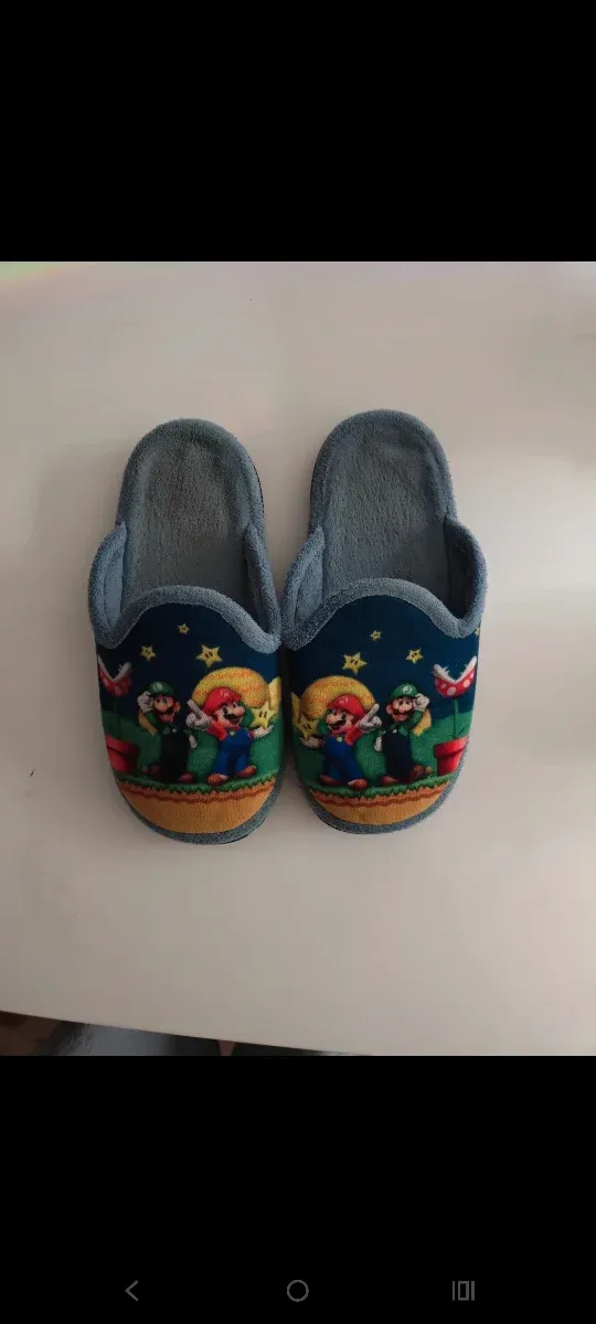 Zapatillas casa niño Mario Bros